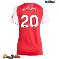 Camisa de Futebol Arsenal Noni Madueke #20 Equipamento Principal Mulheres 2025-26 Manga Curta